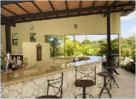 Relax in the bar and enjoy a drink or a specially made cocktail