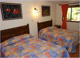 Confortable rooms are neatly made