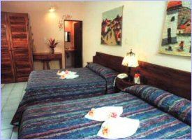 Inviting rooms of Canciones del Mar in Costa Rica
