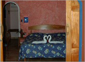 Rooms at the Cariblue Hotel in Puerto Viejo