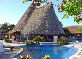 Swimming pool of the Ecoplaya Hotel, Guanacaste, Costa Rica