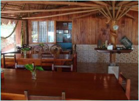 Lounging area at the Rancho Corcovado Hotel
