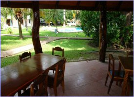Restaurant at the Samara Beach Hotel in Costa Rica