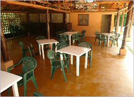 Restaurant at the Villa Baula Hotel in Costa Rica