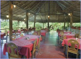 Restaurant at the Villa Teca Hotel in Manuel Antonio, Costa Rica