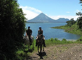 Views from the Arenal Lake