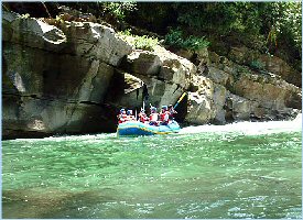 White water rafting in Costa Rica